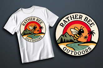 do high quality retro vintage graphics t shirt design