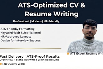create an ats optimized research and academic CV