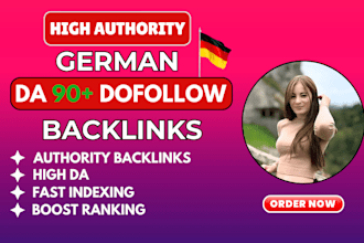 build high da german dofollow SEO backlinks for quality link building