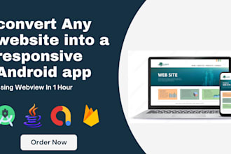 convert your website into a responsive android app