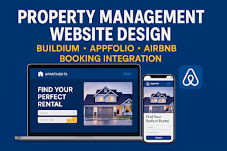 build property management buildium airbnb landing page short term rental website
