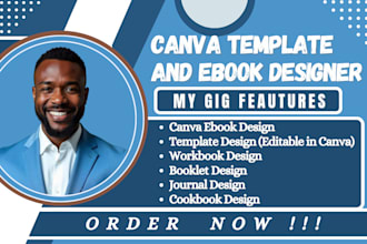 do canva template ebook design booklet workbook cookbook and lookbook design