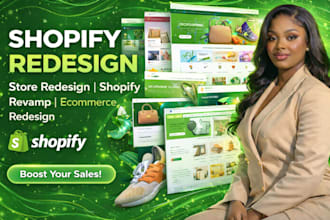 shopify redesign, store redesign, shopify revamp, ecommerce redesign, webdesign