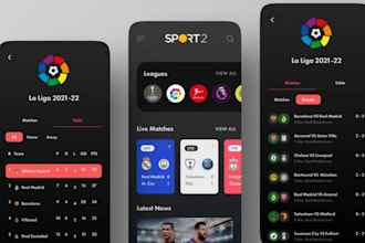 develop fantasy sport app, livescore app, crypto sport app, tournament app