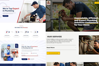 build squarespace construction website plumbing website hvac cleaning website