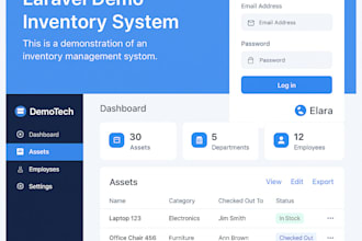 create a laravel inventory system