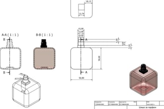 do 3d cad model, product design, inventor, and 2d drawing using solidworks