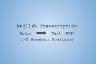 transcribe video or audio to text