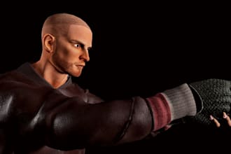 3d character modeling for animation, games, printing, nft