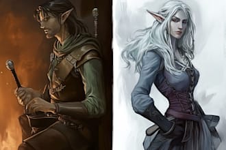 draw any fantasy character that you want