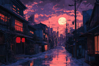 design background illustration and environment art