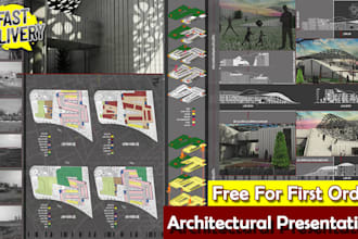 design architectural presentation boards and concept diagrams for portfolio