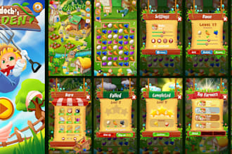 do 2d game art such as assets, UI, environment