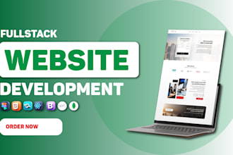 do frontend and backend web development with responsive design