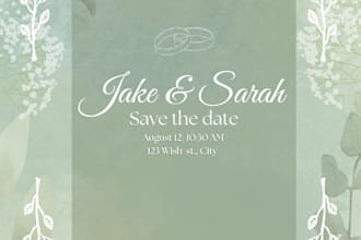 design custom wedding,party,baby shower,birthday invitations