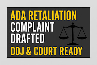 draft complaints for ada coercion or retaliation