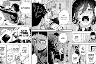 manga illustration mangaka comic horror comic book cover doujin nsfw manga page