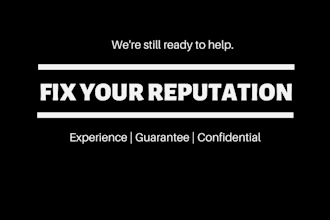 remove or push down negative online reputation