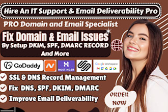 fix and setup ssl, email issues improve deliverability dns, spf, dkim, and dmarc