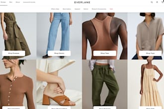 shopify products listing, shopify collection navigation menu, header, section