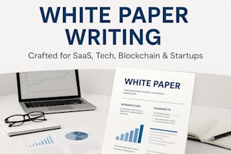 write an informative white paper for your business or startup