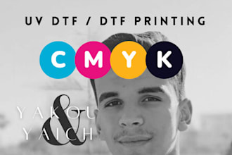 convert and redraw images to dtf and uv dtf printing files