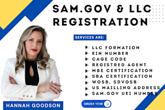 register sam gov, llc registration, get uei, ein, cage code, naics code, itin