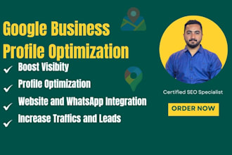 create and optimize google business profile professionally