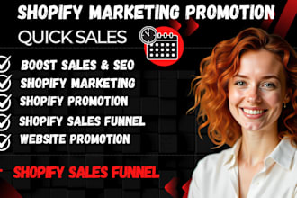 do shopify marketing sales funnel, shopify promotion to boost shopify sales