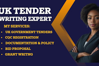 do cqc registration, UK tender, ofsted registration, policy writing, UK grants