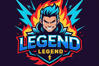 design mascot logo for a twitch, gaming, or sports team