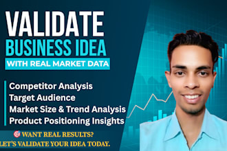 validate your business or product idea with concrete real market data