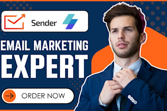 setup sender net email campaign mailersend mailerlite email template design