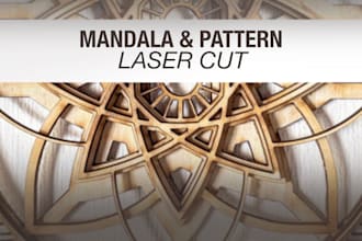 design a vector file for laser cut