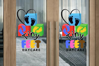 create a daycare logo that is playful and professional