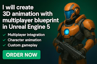 develop unreal engine5 games with blueprints multiplayer
