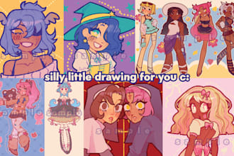 draw your character in my silly style