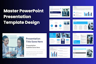 design custom powerpoint templates professional master slide