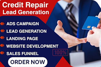 generate highly converting credit card repair leads credit leads generation