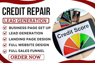 generate highly converting credit card repair leads credit leads generation