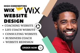design coaching website, consulting website, wix life coaching, business coach