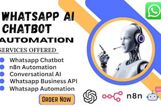 do whatsapp ai chatbot n8n ai automation whatsapp business API fix flow manychat