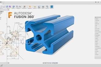 design 3d, 2d models for 3d printing using fusion 360, 3d industrial designs