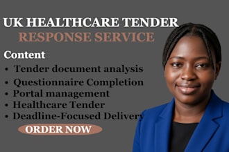 winning respond to UK healthcare tender questionnaires for you