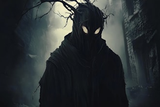 draw horror or fantasy monster or creature for you