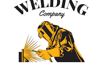 modern and new welding logo design work