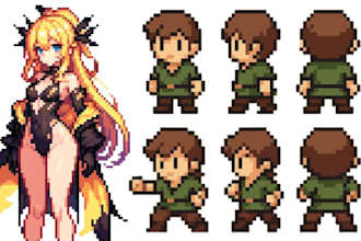 nsfw pixel art sprite sheet pixel art animation pixel game charcater rpg maker