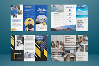 design amazing brochure, flyers, report covers, leaflets, business cards