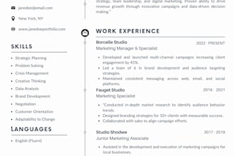 write a professional resume and cover letter that gets you hired