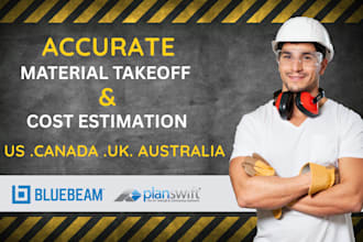 material takeoff, quantity takeoff and cost estimation
